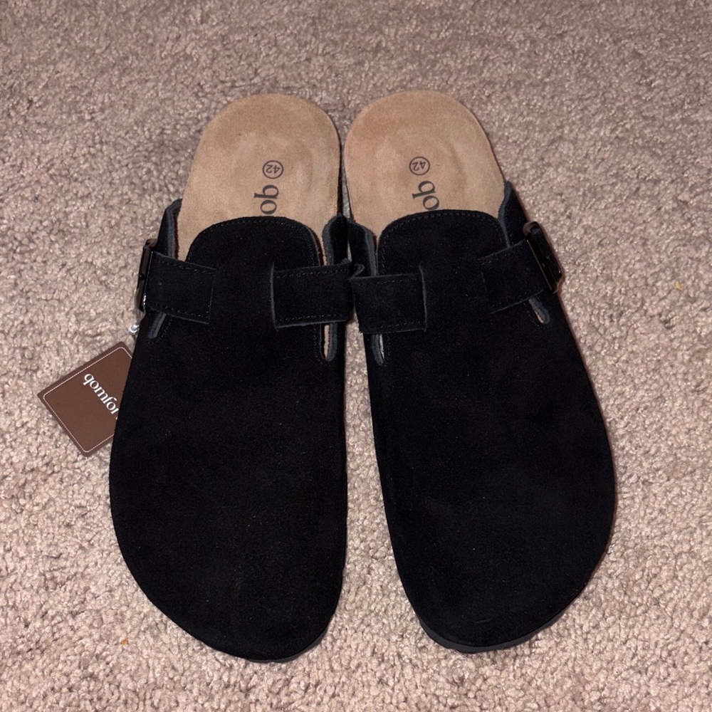 Joie Black Suede Women's Mules